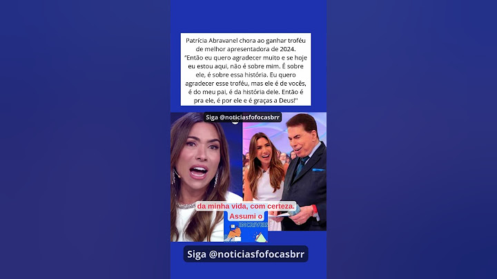 Patrícia Abravanel se emociona ao receber o troféu de Melhor Apresentadora de 2024! 🏆✨