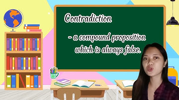 TAUTOLOGY, CONTRADICTION, CONTINGENCY