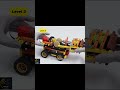I Upgraded My LEGO Car Every Level to Beat Stronger Towers 🚗💥 #lego #automation #engineeringshorts