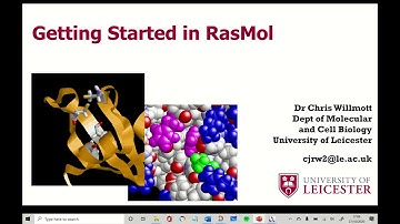 Getting Started in RasMol:  Basic instructions