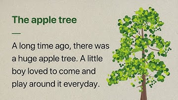 Learn English through Story - The apple tree - Level 1