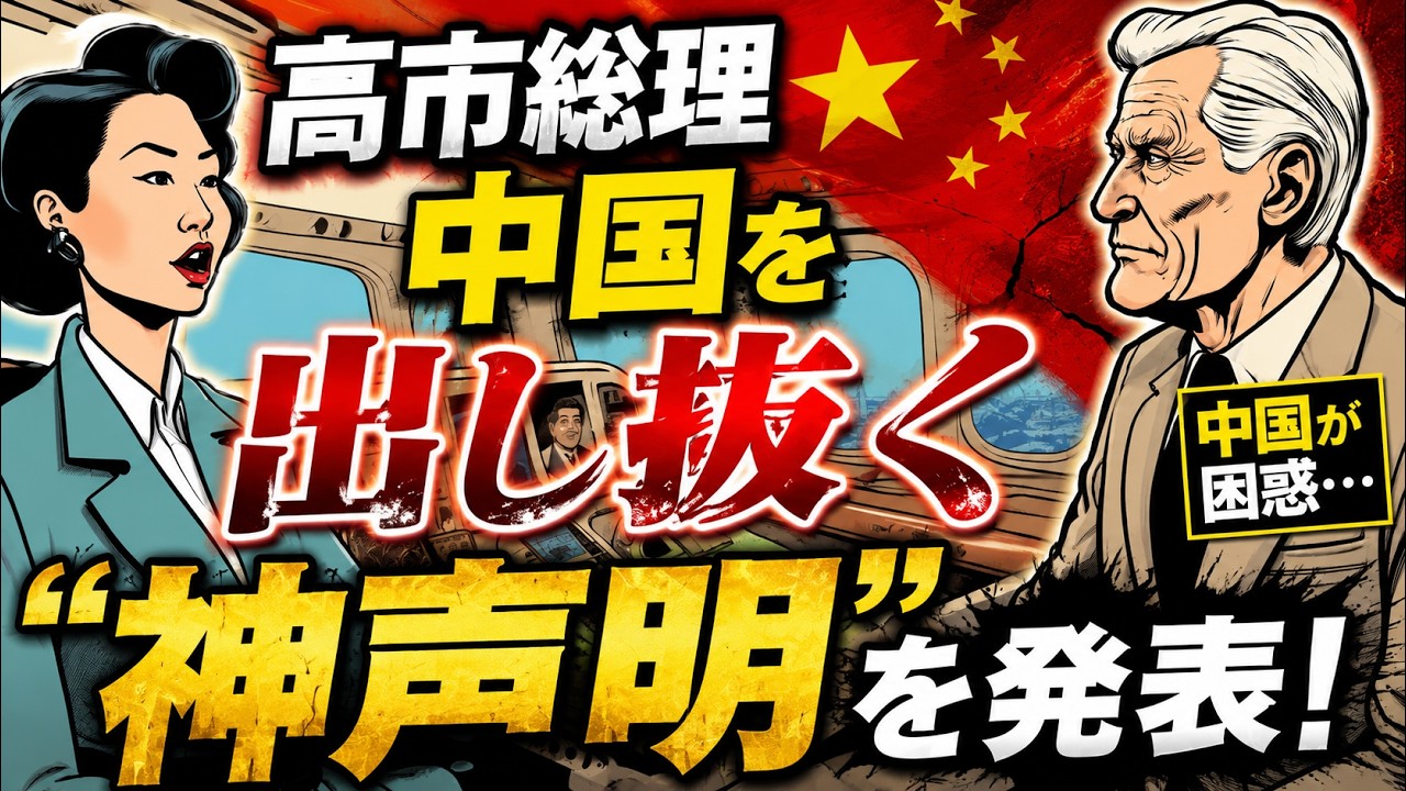 【緊急】高市総理、中国を完全に出し抜く“神声明”を発表…世界が騒然