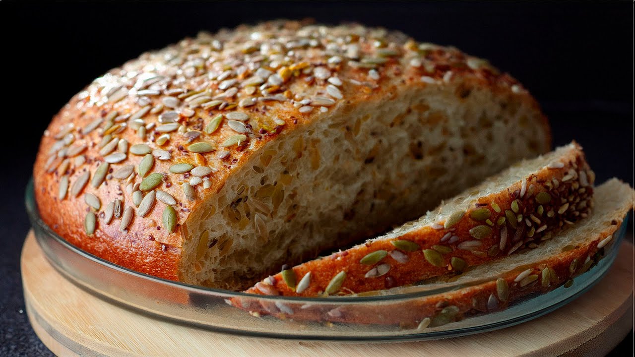 Schnelles und gesundes Hausgemachtes Brot in 5 Minuten! So lecker ohne Mehl oder Hefe!