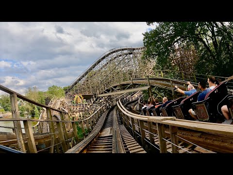 Joris en de Draak (w/ TITAN TRACK) Roller Coaster 4K POV! | Efteling Netherlands [No Copyright]