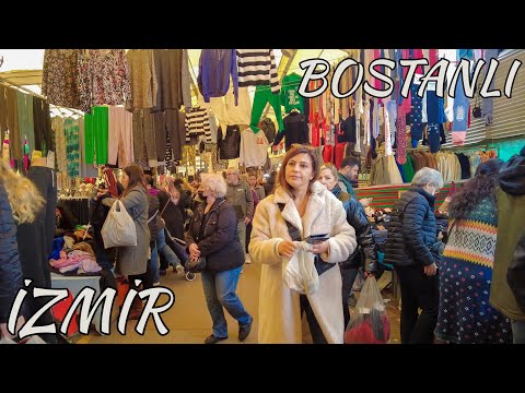 Izmir, Türkiye | bostanlı | Lively City Walk 4K