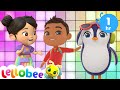 The Penguin Dance | Lellobee by CoComelon | Sing Along | Nursery Rhymes and Songs for Kids