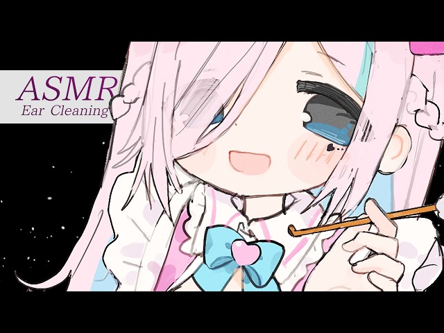 【ASMR】お耳の奥までいっぱいにしてあげる..⯎.∘両耳耳かき。耳ふぅ吐息。オノマトペ。睡眠導入 作業用。Ear Cleaning. Ear Blowing.【#イル_フローラ/Vtuber】