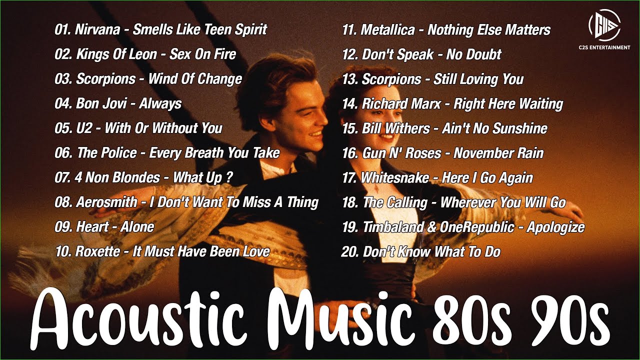 Acoustic Covers Of Popular Songs 80s 90s - Nirvana, Metallica ...