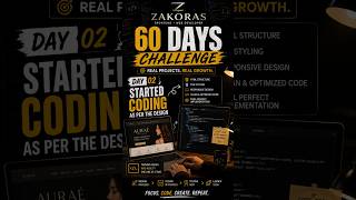 Day 2/60 — We Started Coding the Website! | From UI Design to Frontend