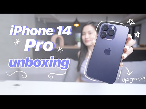 紫色 iPhone 14 Pro 開箱！驚艷的功能 動態島 隨顯螢幕 相機