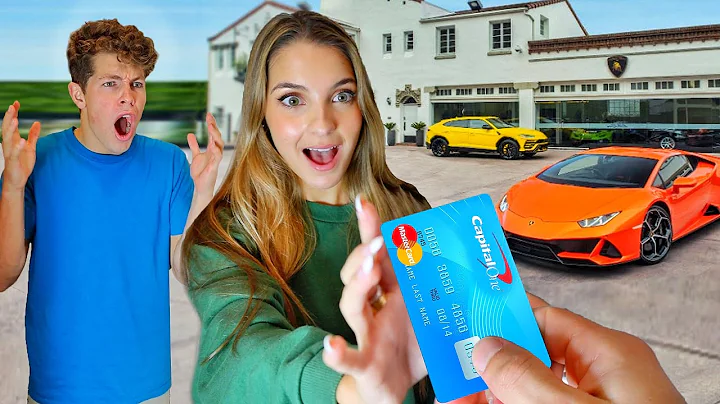 GIVING MY CREDIT CARD TO LEXI FOR THE DAY!! (bad i...