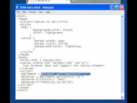 HTML 5 Javascript Lesson 9 Introduction to the DOM - YouTube