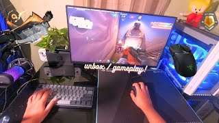 unboxing the razer cobra and trying it in valorant