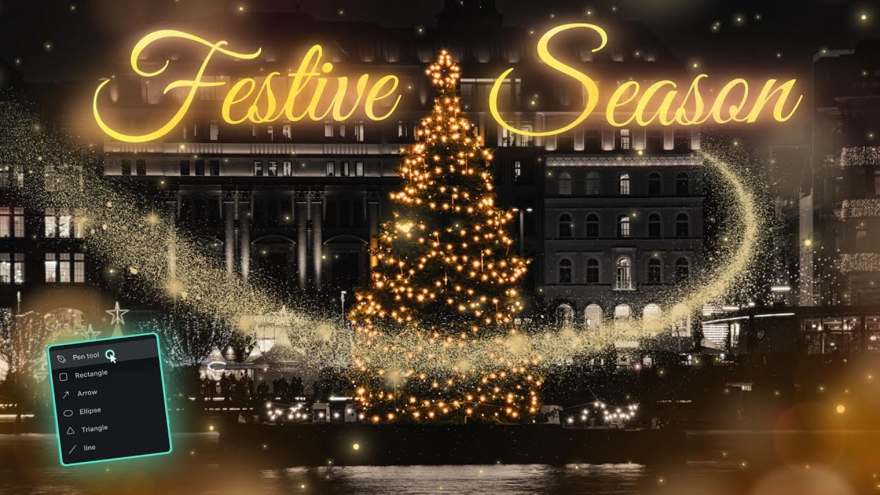 Создайте эту волшебную анимацию светящихся линий в Filmora 15