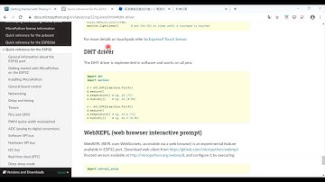 [MicroPython] [Voice] Use ESP32 DevkitC V4 to aquire signals of DHT11 sensor (2)