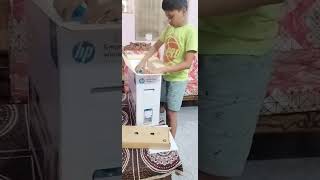 my hp printer smart tank 585 printer unboxing video
