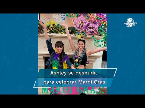 Ashley, del dueto Ha*Ash, corre desnuda para celebrar el Mardi Gras