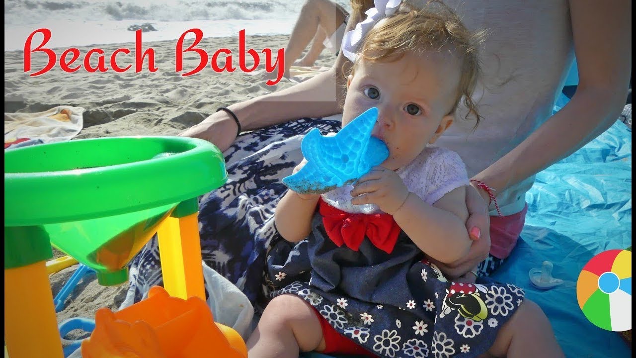 Baby Beach Fun With Family - YouTube
