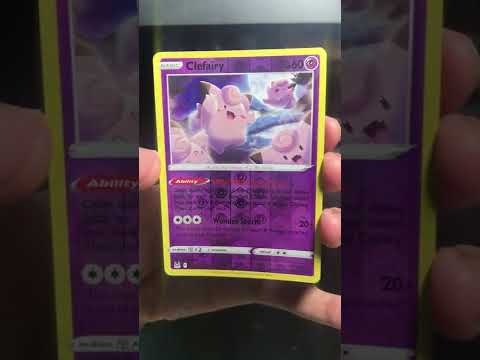 Video Lá bài Pokemon TCG Clefairy có độ hiếm Reverse Holo... - youtube