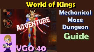 World of Kings Mechanical Maze Adventure Dungeon Guide