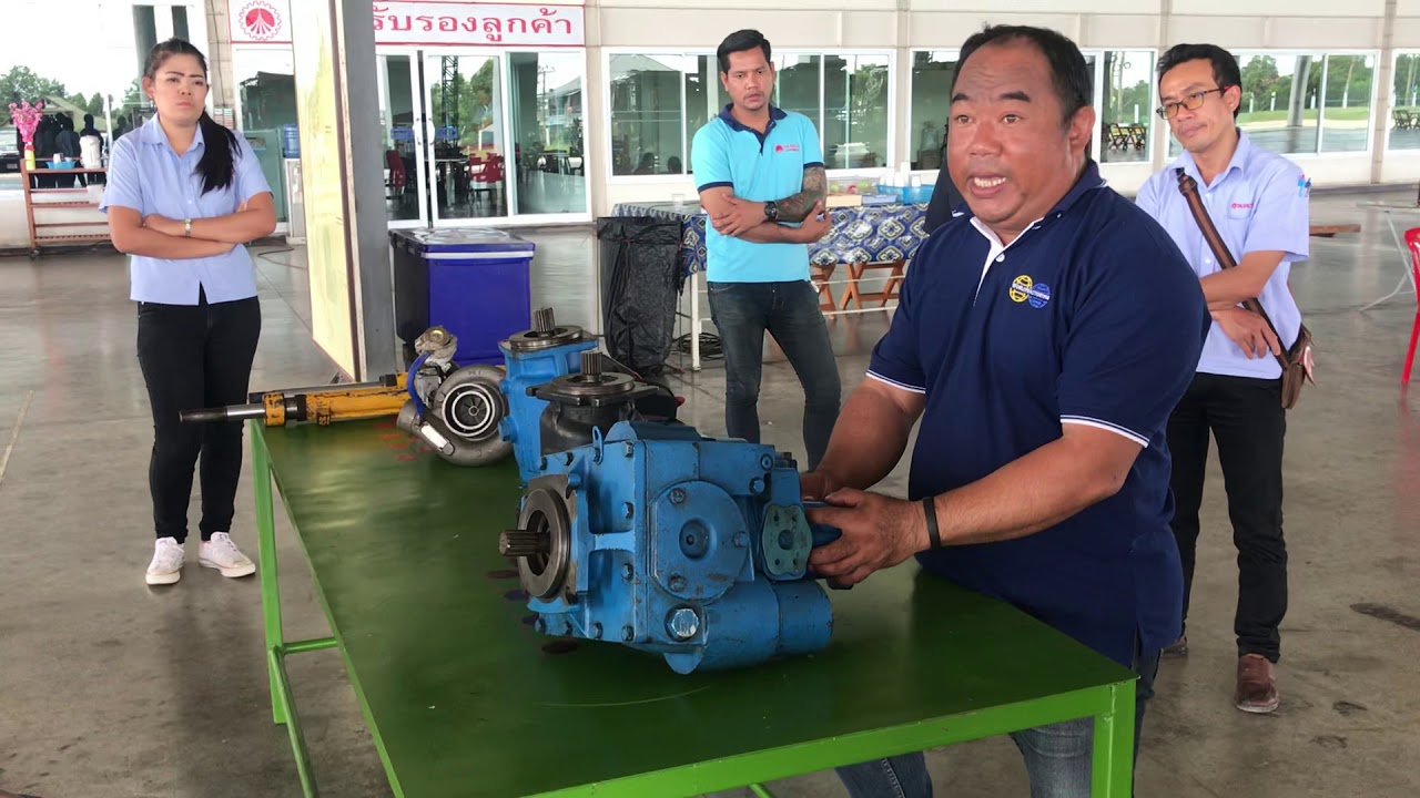 มารู้จัก ปั้มไฮโดรลิค ตัวเดิน Eatan23 (อีตั้น) รถเกี่ยวข้าว แทมโก้ เกษตรพัฒนา