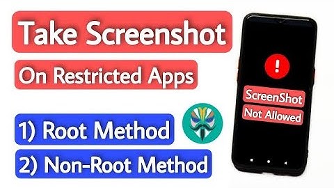 Screen Recording Black Screen Problem Android | Take Screenshot On Restricted Apps