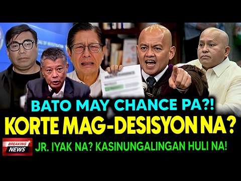 SAWAKAS SEN BATO MAY CHANCE PA! KORTE MAG DESISYON NA KASINUNG4LING4N ni BONGBONNG IYAK NAH