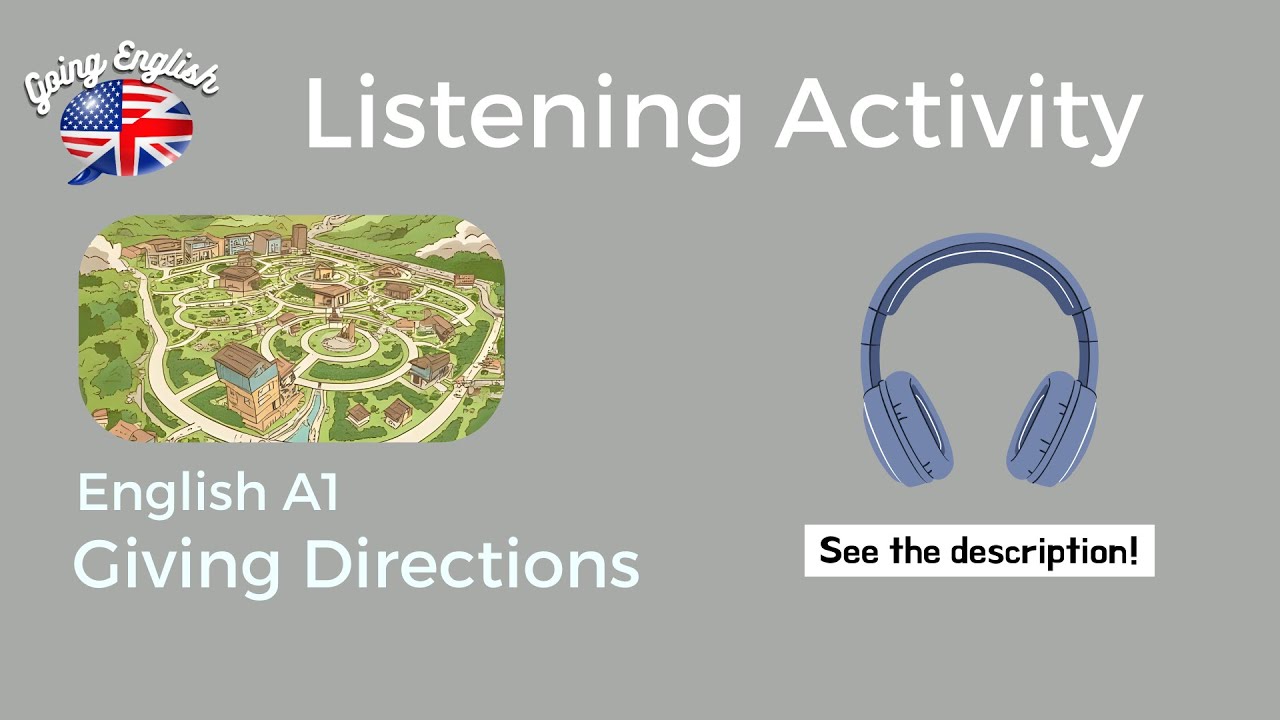 🎧 Аудирование — Даём указания (только аудио) | Тест по аудированию для английского как иностранно...