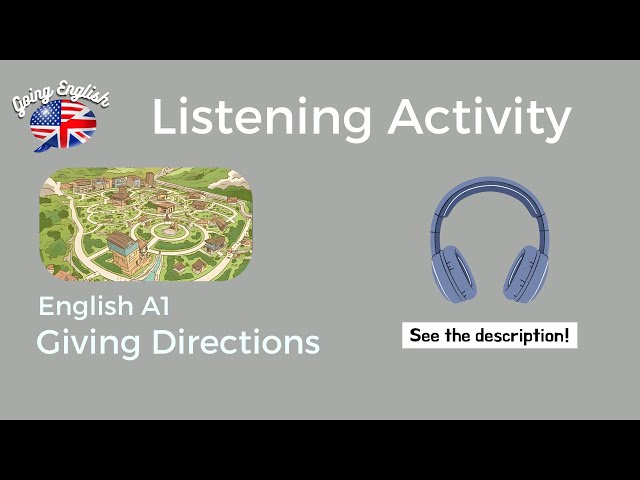 Conversation Practice - Giving Directions - Audio Only