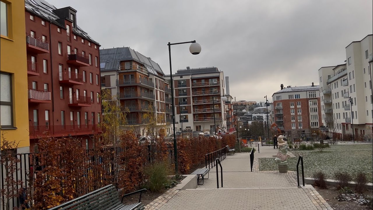 Stockholm Walks: Ringvägen - Norra Hammarbyhamnen. Very old and brand new areas of Södermalm. 