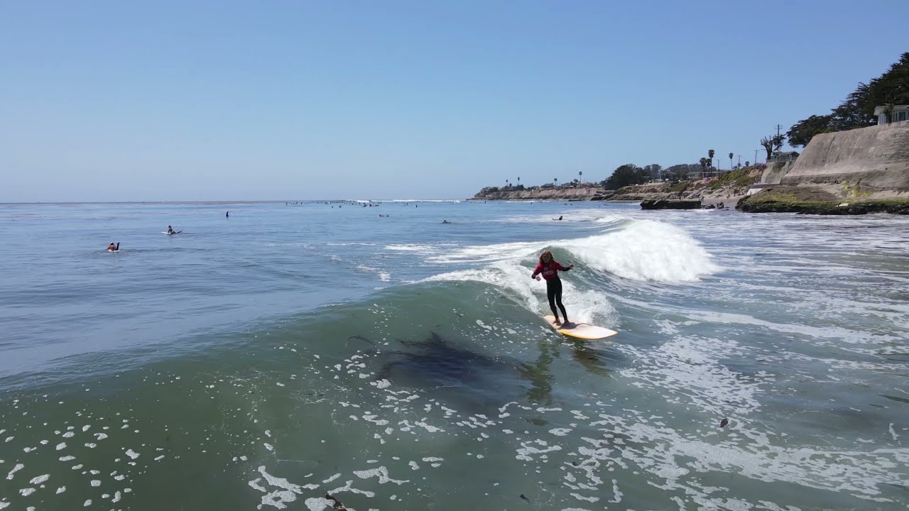 Santa Cruz Surfing- GROMS Ripping it Up at Pleasure Point Santa Cruz