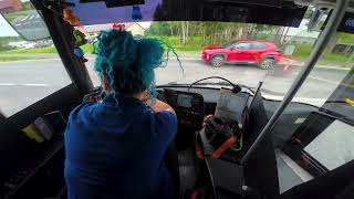 [Onboard] Route 122 Bus Ride – Through Quiet Roads and Hidden Villages (4K POV) screenshot 1