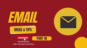 Email MCQs | Important Email Basics & Internet MCQs for Test Preparation | Part 10 mymcqs.net
