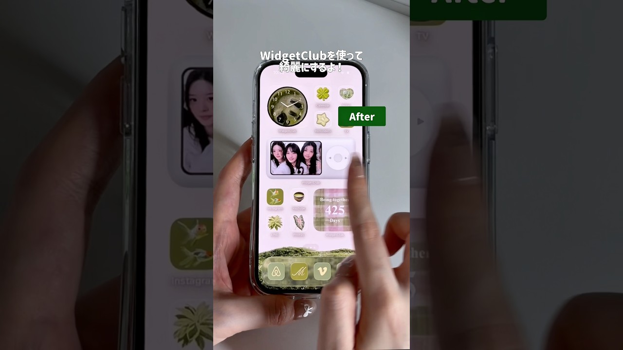 黄ばんで超汚いiPhoneをリフレッシュ& ホーム画面カスタムしてみた📱🍀#iPhoneリフレッシュ#環境音#asmr#スマホデコ#ホーム画面#ケースデコ