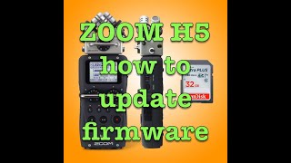 ZOOM H5 - how to update your firmware ZOOM H5 - how to update your firmware