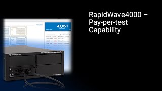 RapidWave4000 Advanced Cable Tester Unique Pay per test Capability