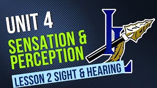 Unit 4 Lesson 2 Sight and Hearing