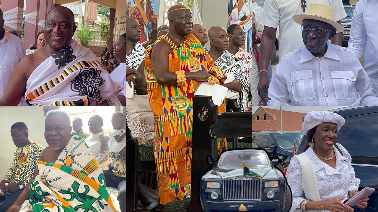 WOW😍 Watch Otumfuo Osei Tutu II Birthday Thanksgiving Service at St. Cyprian’s Anglican Church😱