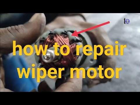 how to repair wiper motor - YouTube
