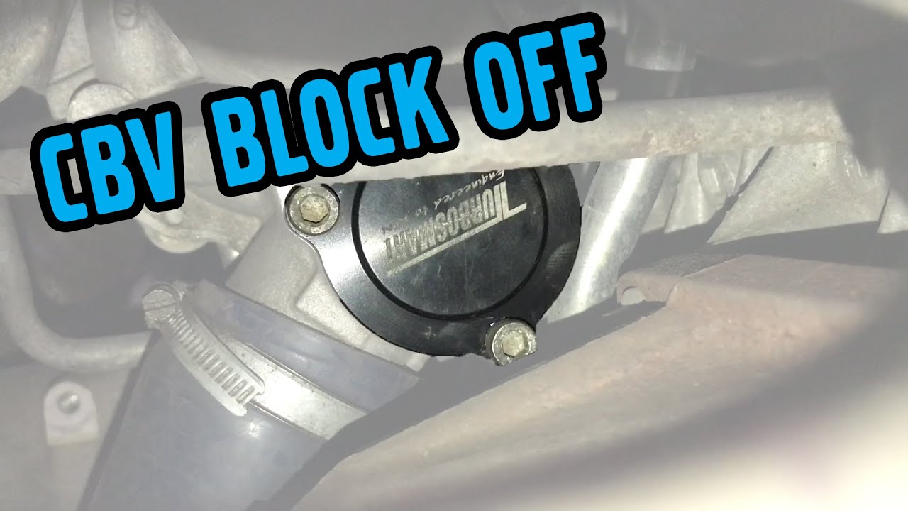 My Volvo C30, TurboSmart CBV Block Off Plate - YouTube