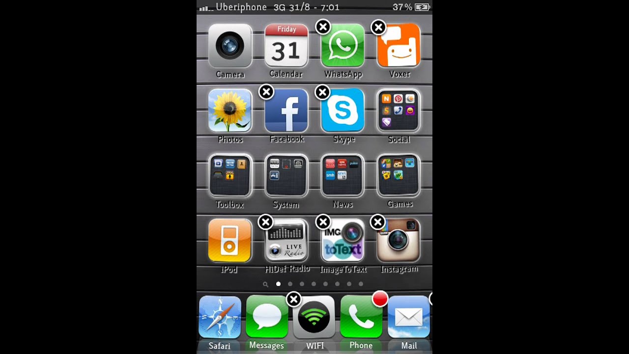 Uberiphone -  SBsettings jailbroken iphone tweak tutorial