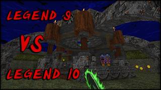 Hexen showdown: Legend mod 9 VS Legend 10