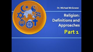 Introduction to Religion, pt 1