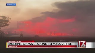 Several homes destroyed by fire in Surf City
