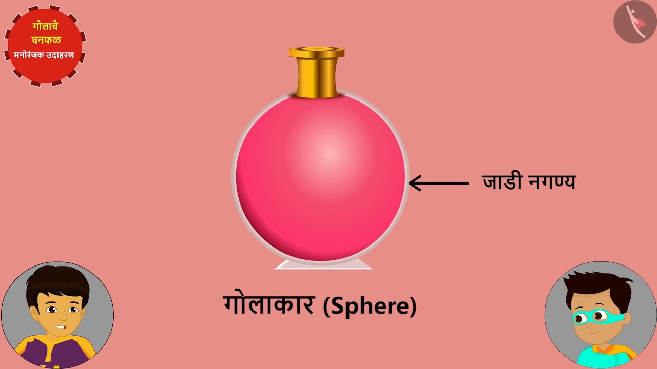 गोलाचे घनफळPart 2/3Volume of a SphereMarathiClass 9 YouTube