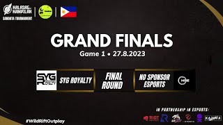 SYG vs. NSE - Game 1 (Bo5) | Grand Finals | Sandata Tournament 2023 🇵🇭