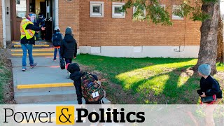 Thousands of elementary school students in quebec returned to class on
monday. how did it go? were parents anxious? power & politics speaks
two fr...