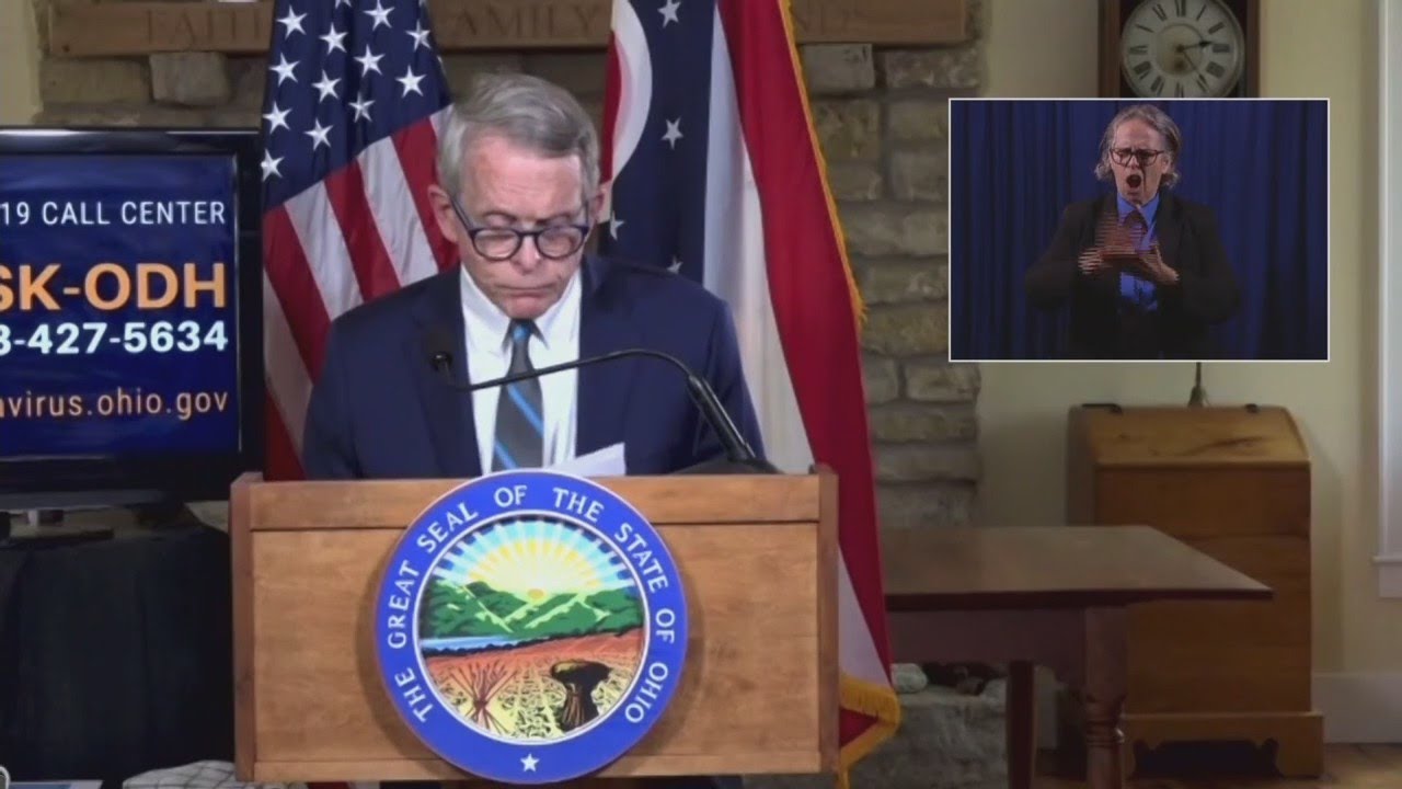 Gov. DeWine and Ohio Dept. of Aging Director Ursel McElroy, discuss future of  indoor visitation for