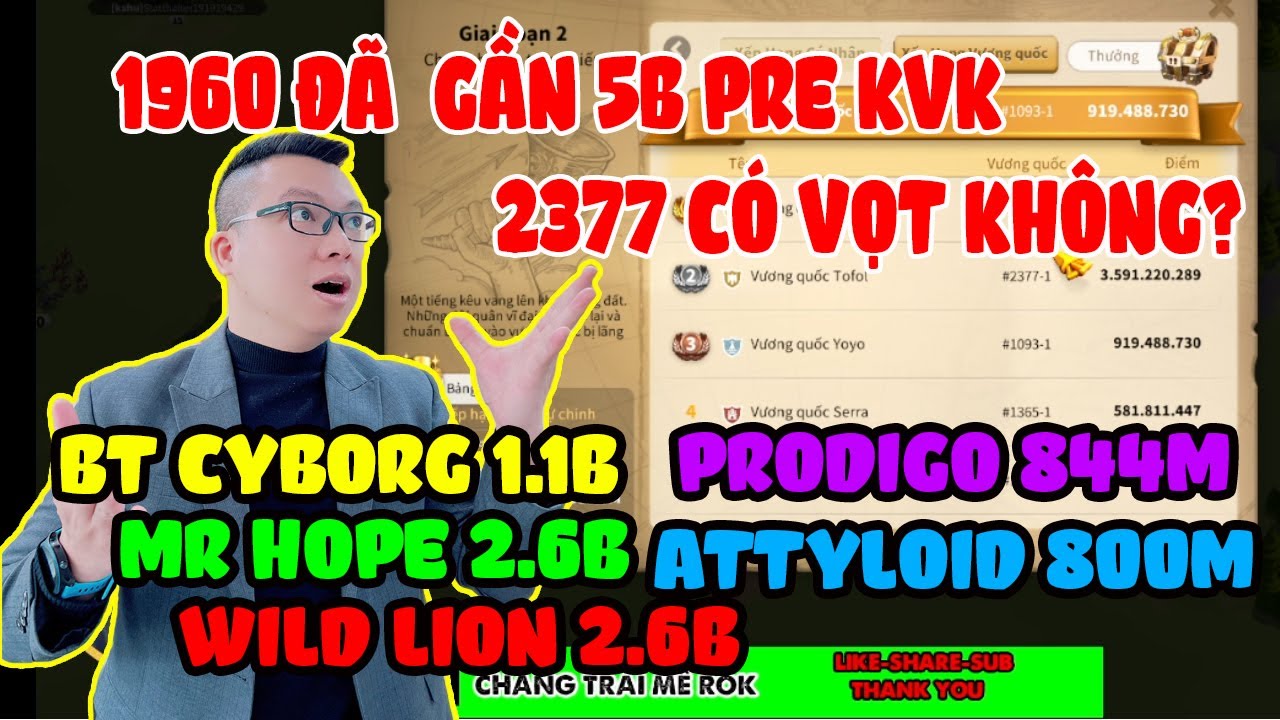 Đột nhập acc BOSS 2377 #riseofkingdoms - YouTube