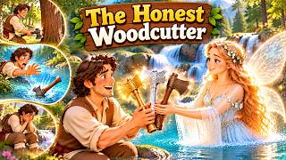 The Honest Woodcutter 🪓✨ | Magical Moral Story for Kids | Bedtime Story